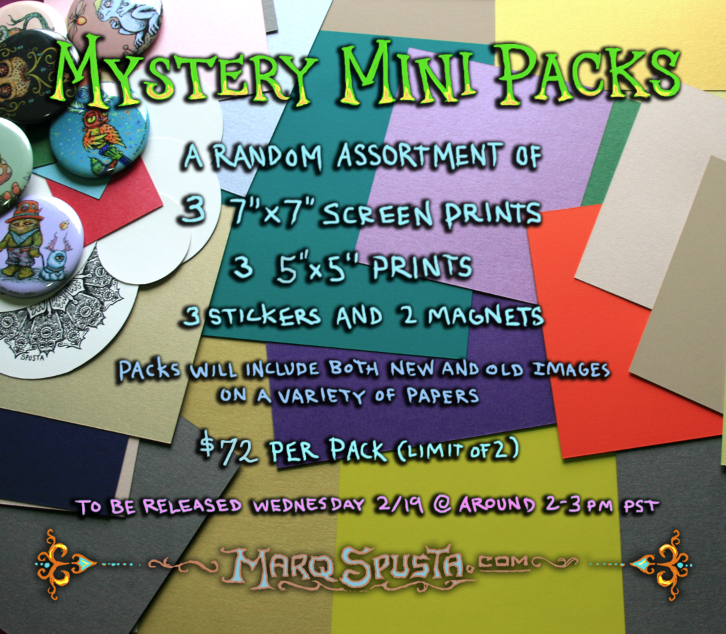 spusta mystery mini packs