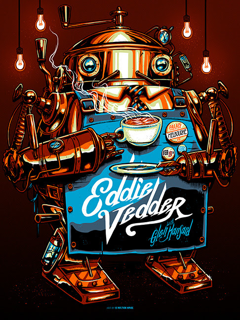 munk one Eddie Vedder - Melbourne 2014