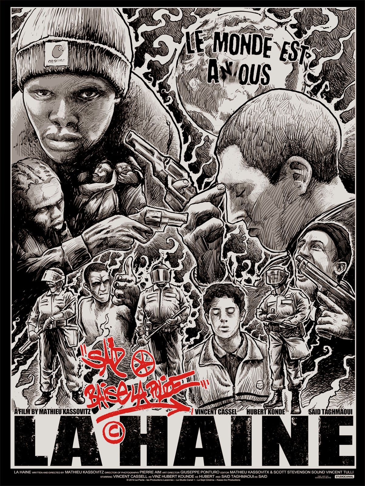 Anonymous Employee Own La Haine” by Godmachine | 411posters