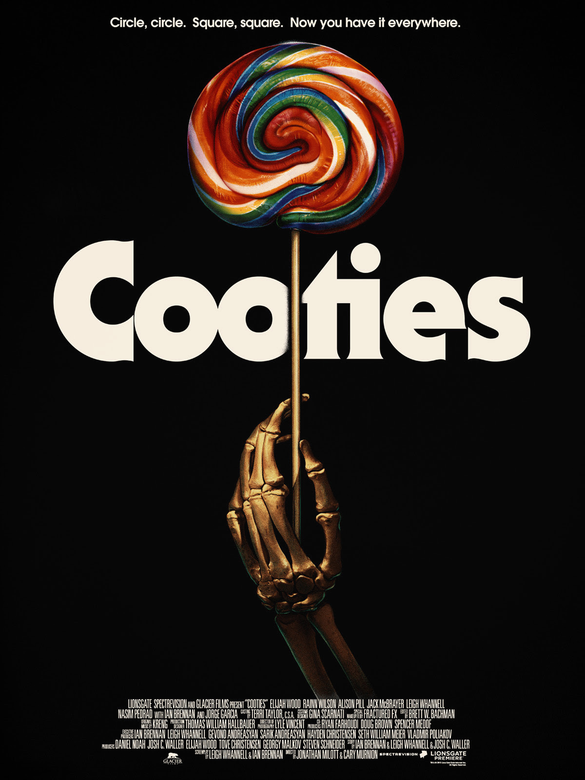 Cooties by Jay Shaw & Jason Edmiston. 18"x24" screen print. Hand numbered. Edition of 125. Printed by D&L Screenprinting. $35