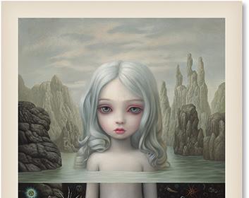 "Aurora" by Mark Ryden.  39" x 21.25" Lithograph.  Ed of 500 S/N.  $500