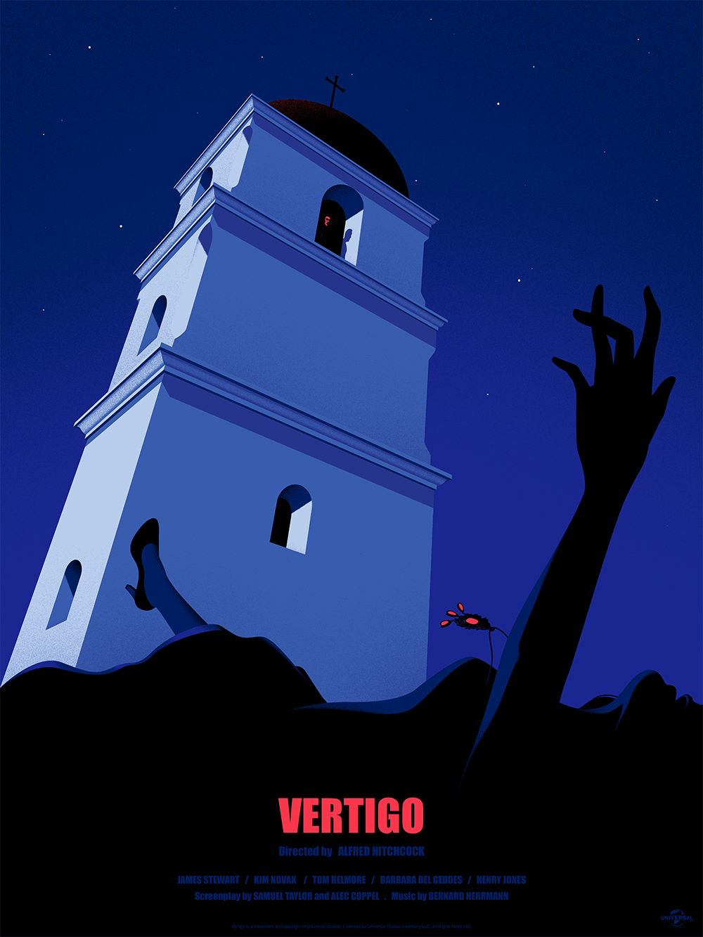 "Vertigo" by Thomas Danthony.  18" x 24" Screenprint.  AP edition S/N.  £60 ($86)