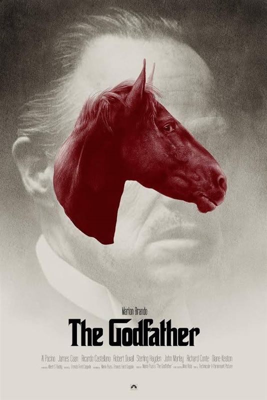 "The Godfather (Part 1)" by Greg Ruth.  24" x 36" Screenprint.  Ed of 110 N.  £75 each : £200 set