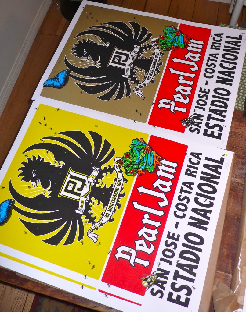 “Pearl Jam, San Jose Costa Rica” by Sean Cliver | 411posters