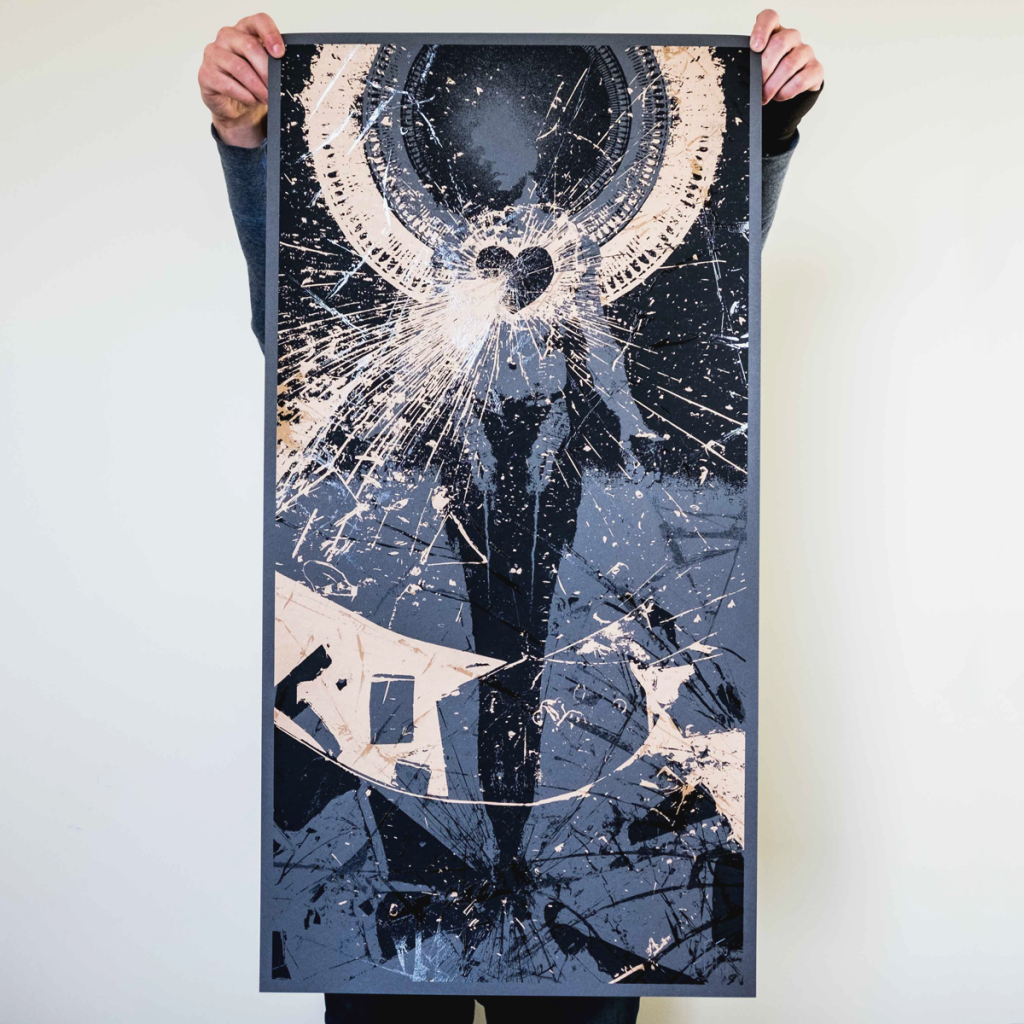 In Place Apart By Jacob Bannon 19 X 37 3 Color Screenprint Ed Of